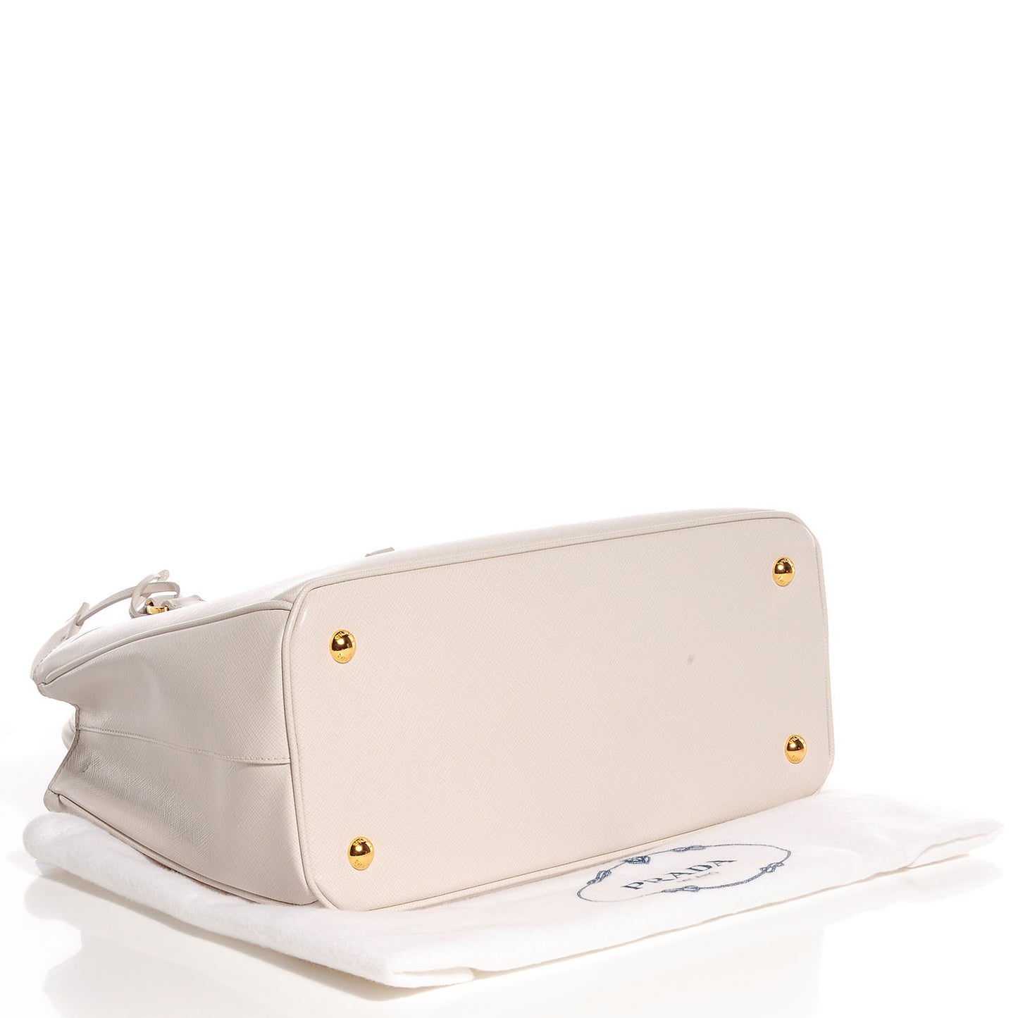 Saffiano Lux Medium Tote Talco