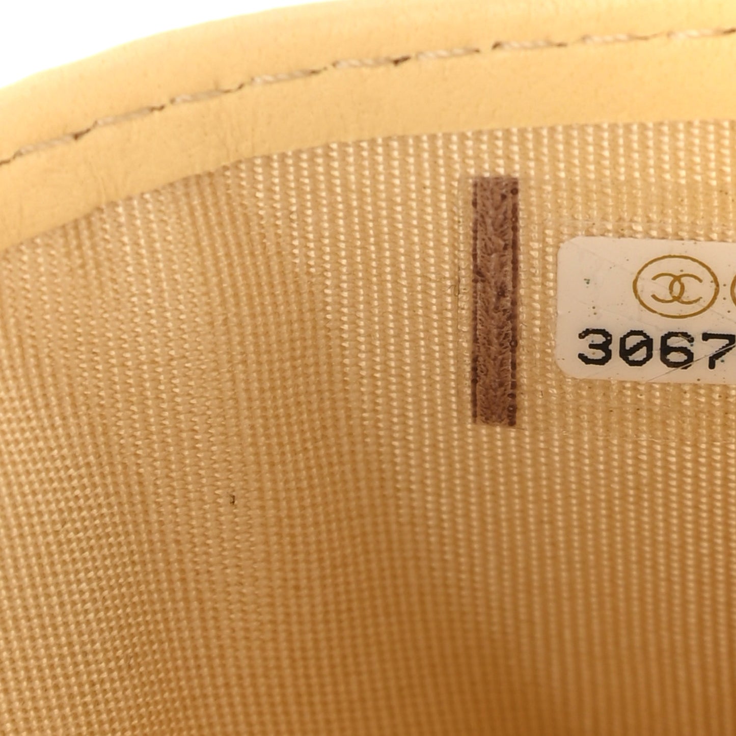 Lambskin Quilted Card Holder Yellow