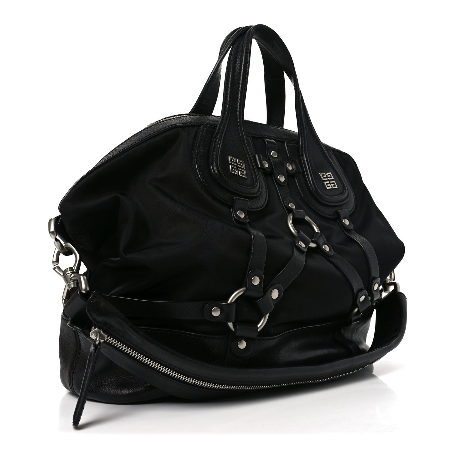 Nylon Calfskin Medium Harness Nightingale Black