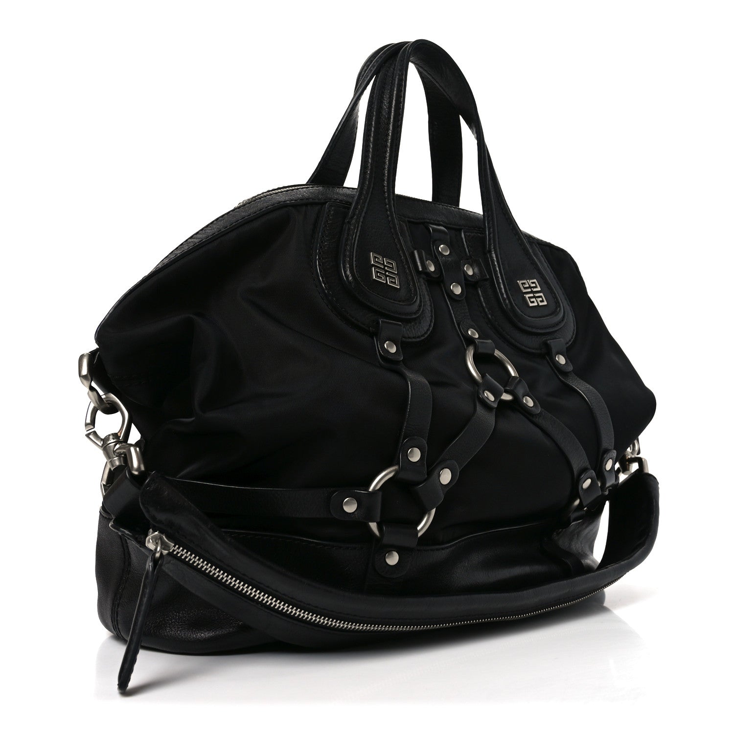 Givenchy Nylon Calfskin Medium Harness Nightingale Black 3 of 9