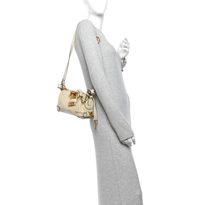 Chloe Grained Buffalo Small Paddington Chain Bag Cloudy Cream 2 of 9