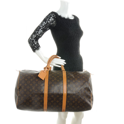 Louis Vuitton Monogram Keepall 55 2 of 9