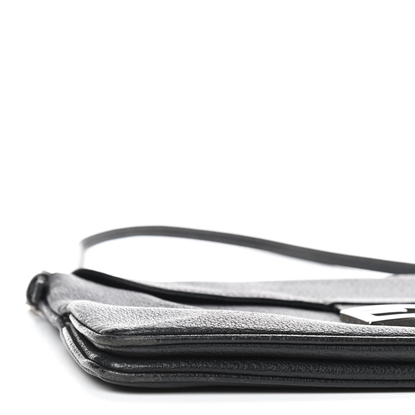 Calfskin Baguette Black