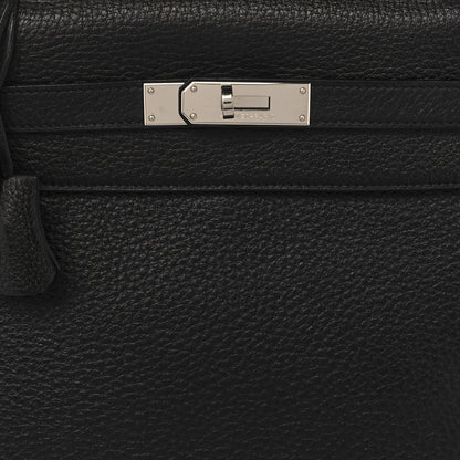 Hermes Taurillon Clemence Kelly Retourne 32 Black 8 of 17