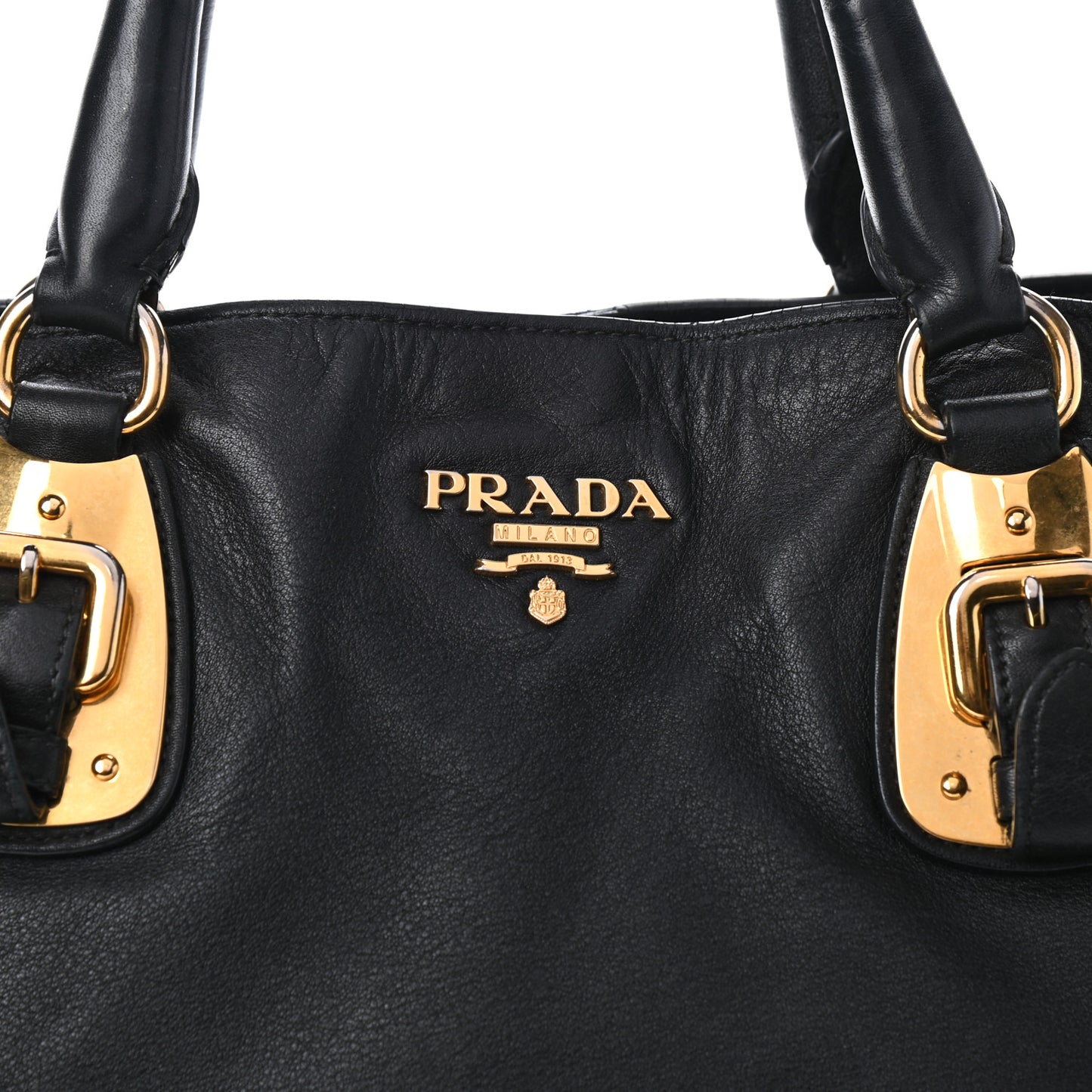 Soft Calfskin Shopping Tote Black