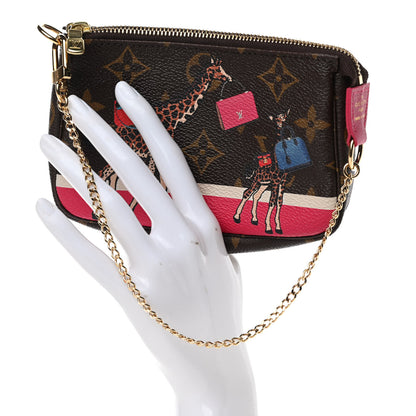 Louis Vuitton Monogram 2017 Christmas Animation Mini Pochette Accessories 2 of 8