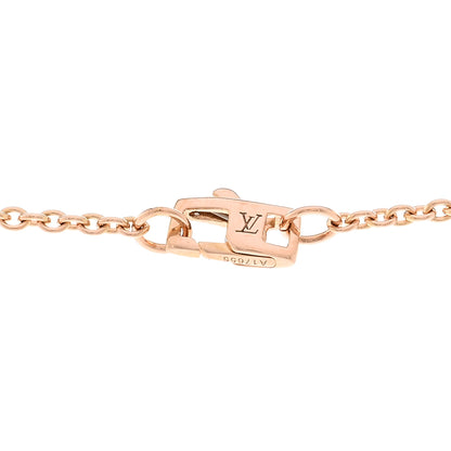 Louis Vuitton 18K Pink Gold Mother Of Pearl Blossom Sun Pendant Necklace 5 of 5