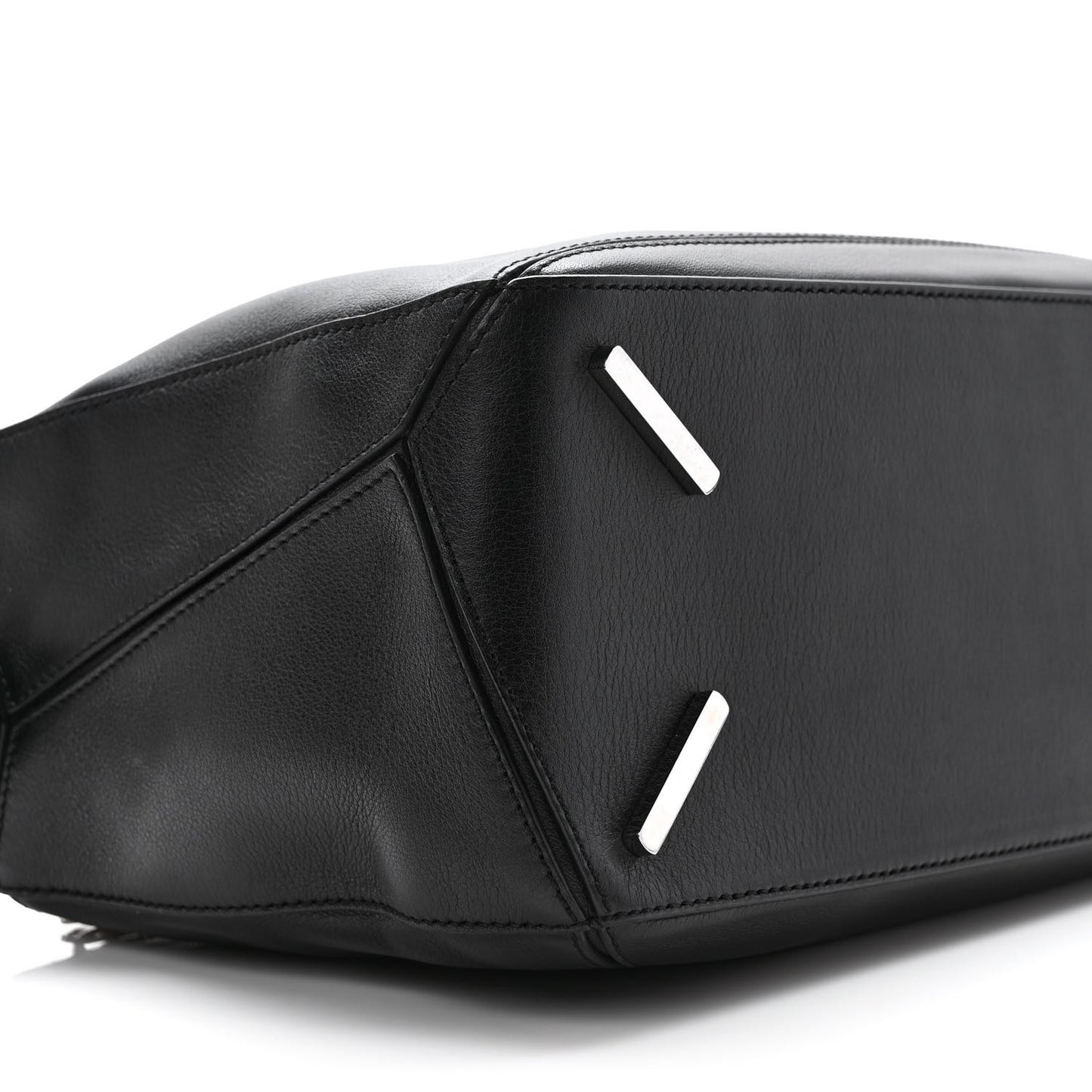 Calfskin Medium Puzzle Bag Black