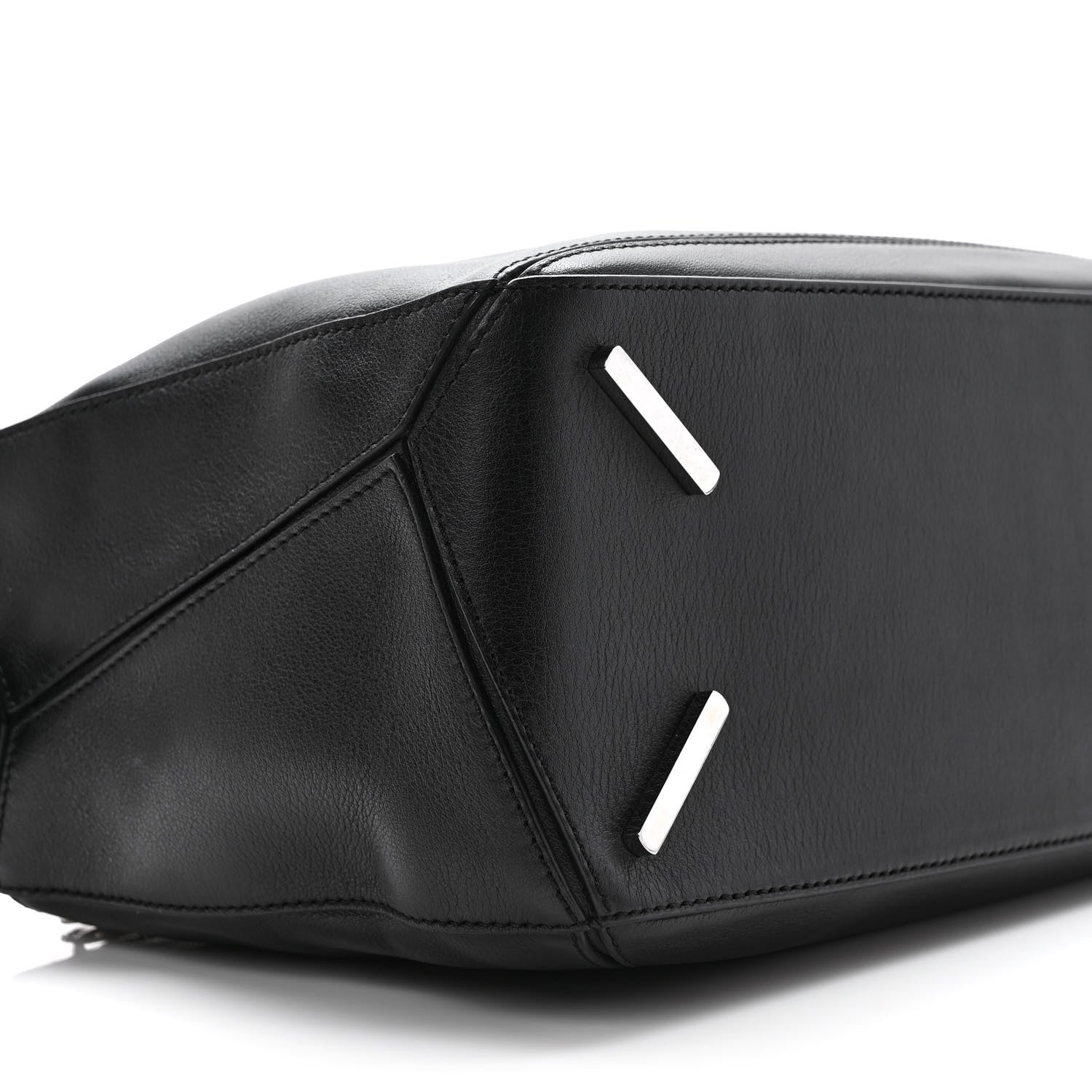 Loewe Calfskin Medium Puzzle Bag Black 8 of 12