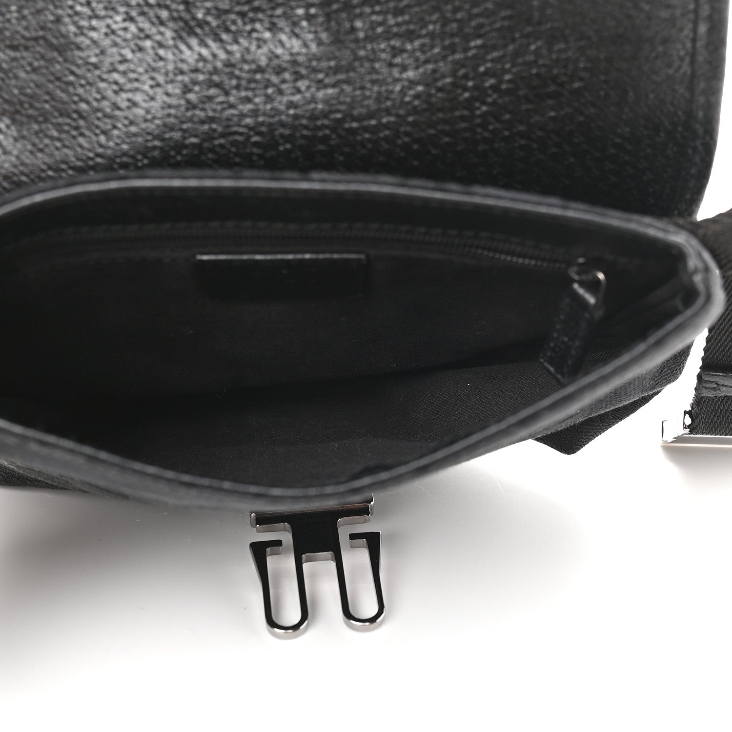 Gucci Monogram Waist Pouch Bag Black 5 of 9