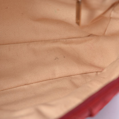 Chanel Iridescent Calfskin Large Chic Quilt Flap Red 8 of 23