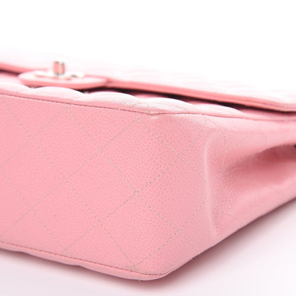 Chanel Caviar Quilted Jumbo Single Flap Pink 8 of 13