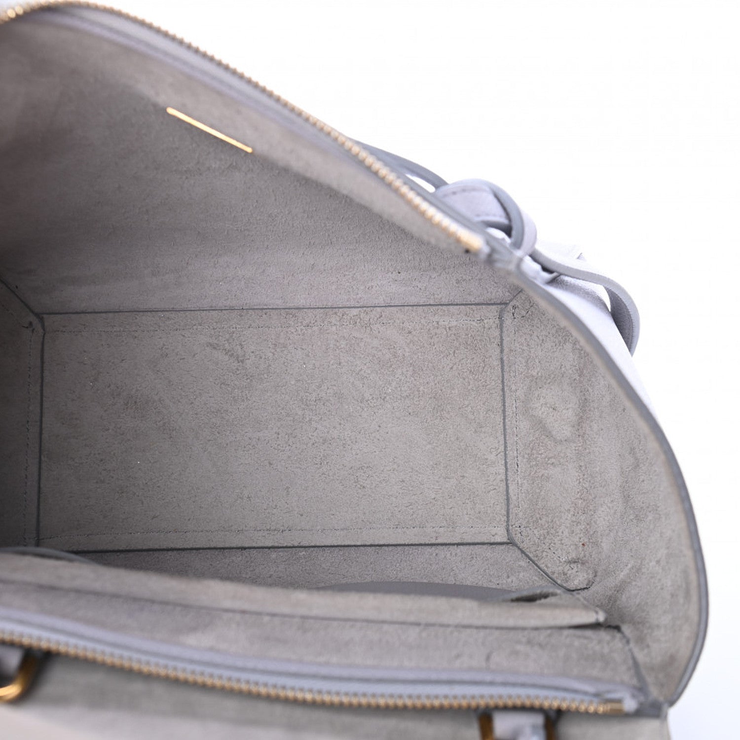 Celine Grained Calfskin Micro Belt Bag Pearl Blue 5 of 9