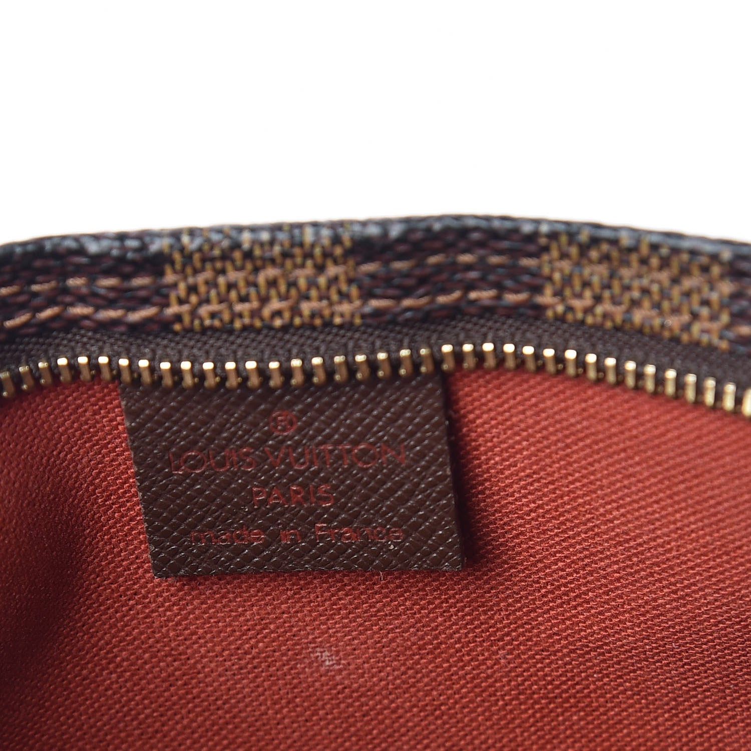Louis Vuitton Damier Ebene Trousse Make Up Bag Pochette 6 of 14
