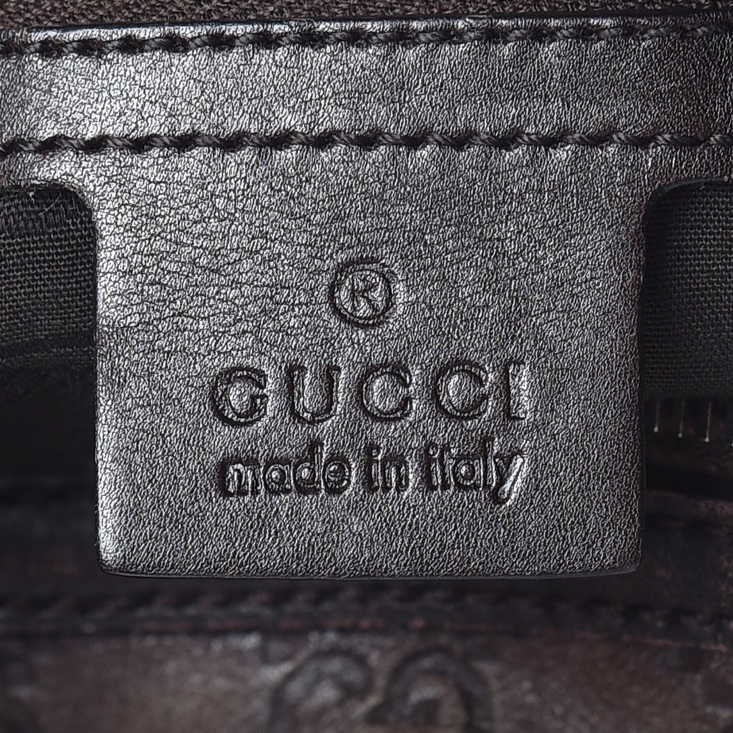 Gucci Guccissima Medium GG Twins Hobo Dark Brown 6 of 18