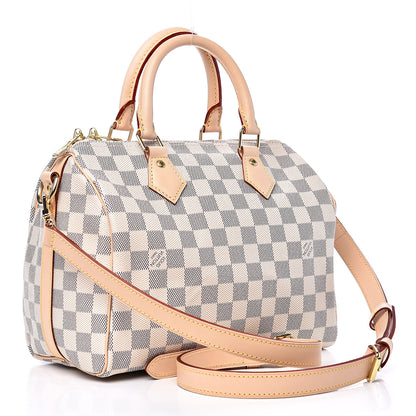 Louis Vuitton Damier Azur Speedy Bandouliere 25 2 of 8