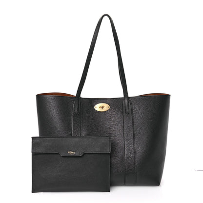 Mulberry Small Classic Grain Bayswater Tote Black 3 of 12