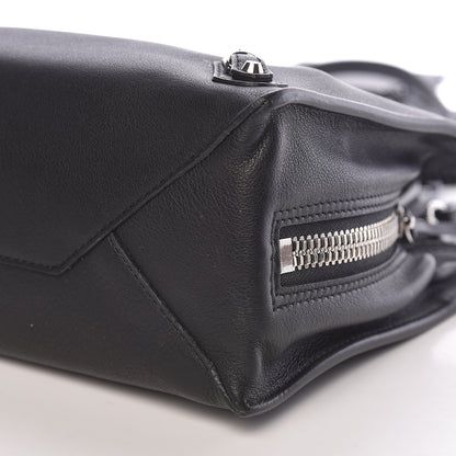 Balenciaga Calfskin Papier Mini A4 Zip Around Tote Black 10 of 11