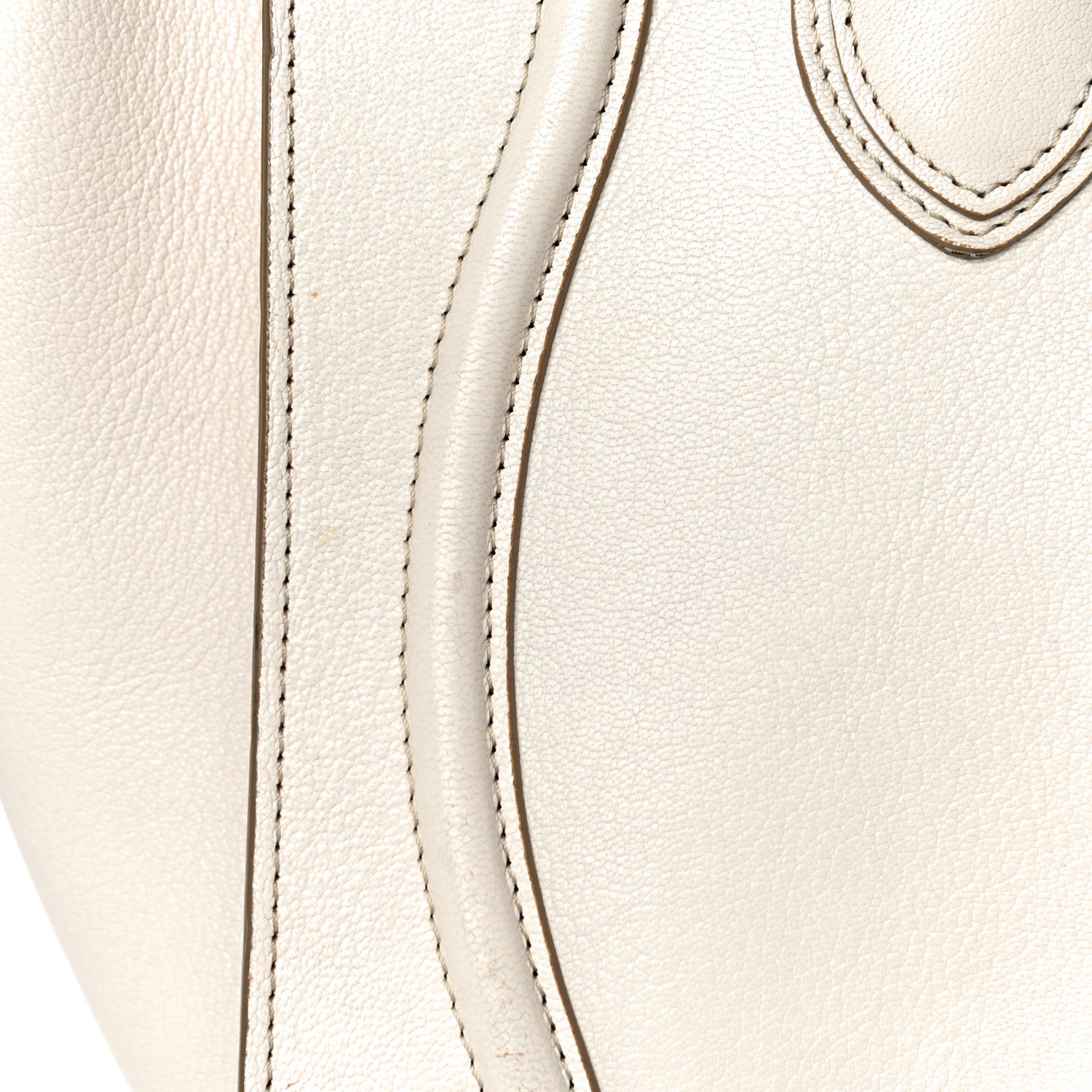Celine Goatskin Mini Luggage White 20 of 33