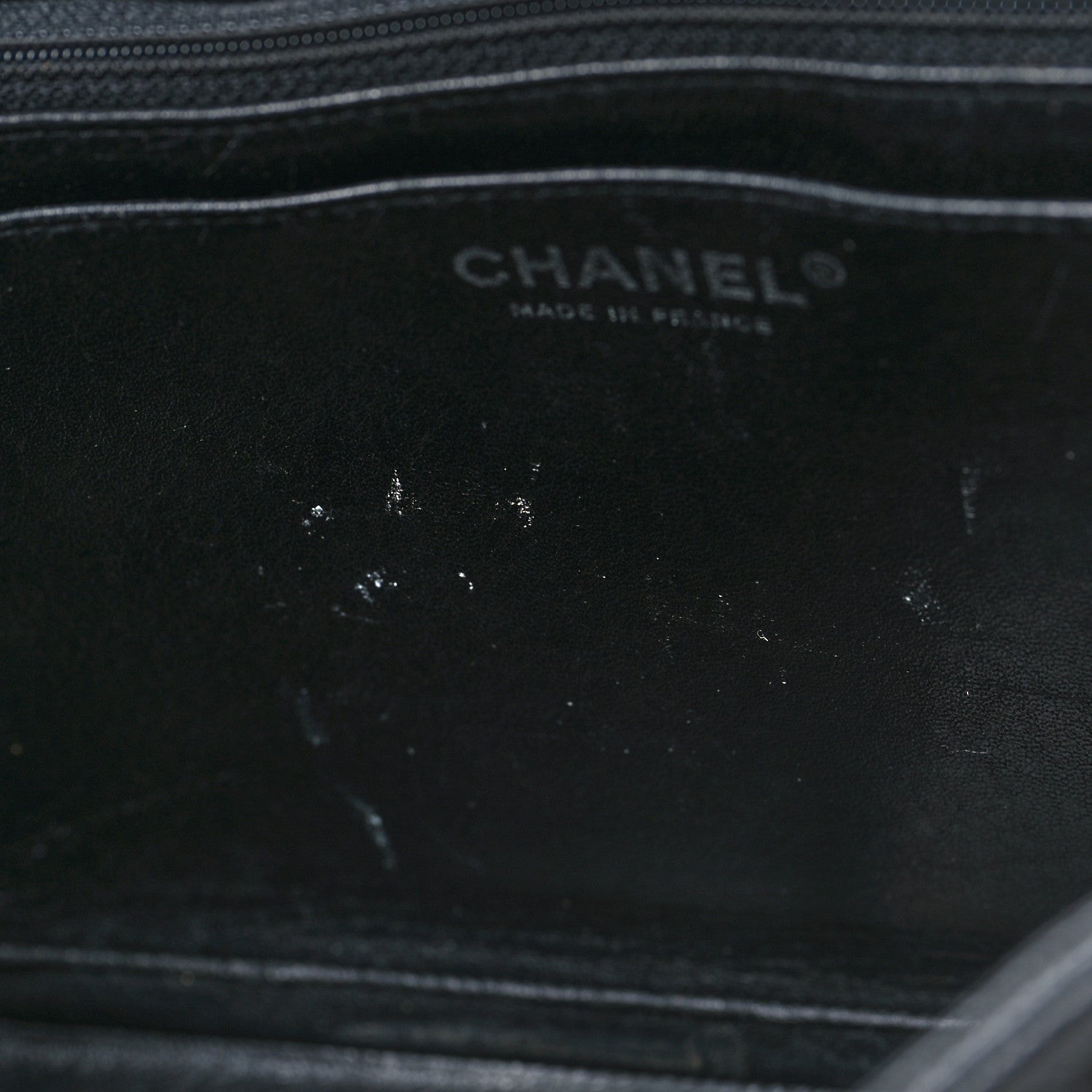 Chanel Caviar Quilted Jumbo Single Flap Black 12 of 13