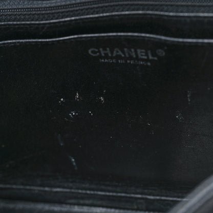 Chanel Caviar Quilted Jumbo Single Flap Black 12 of 13