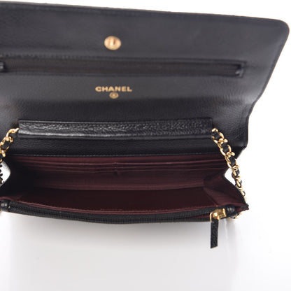 Chanel Caviar Quilted Wallet On Chain WOC Black 5 of 10