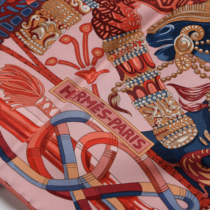 Hermes Silk Au Fil Du Carre Scarf 90 3 of 5