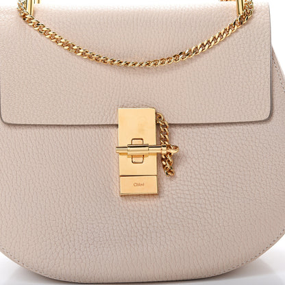 Chloe Grained Lambskin Drew Shoulder Bag Abstract White 7 of 9