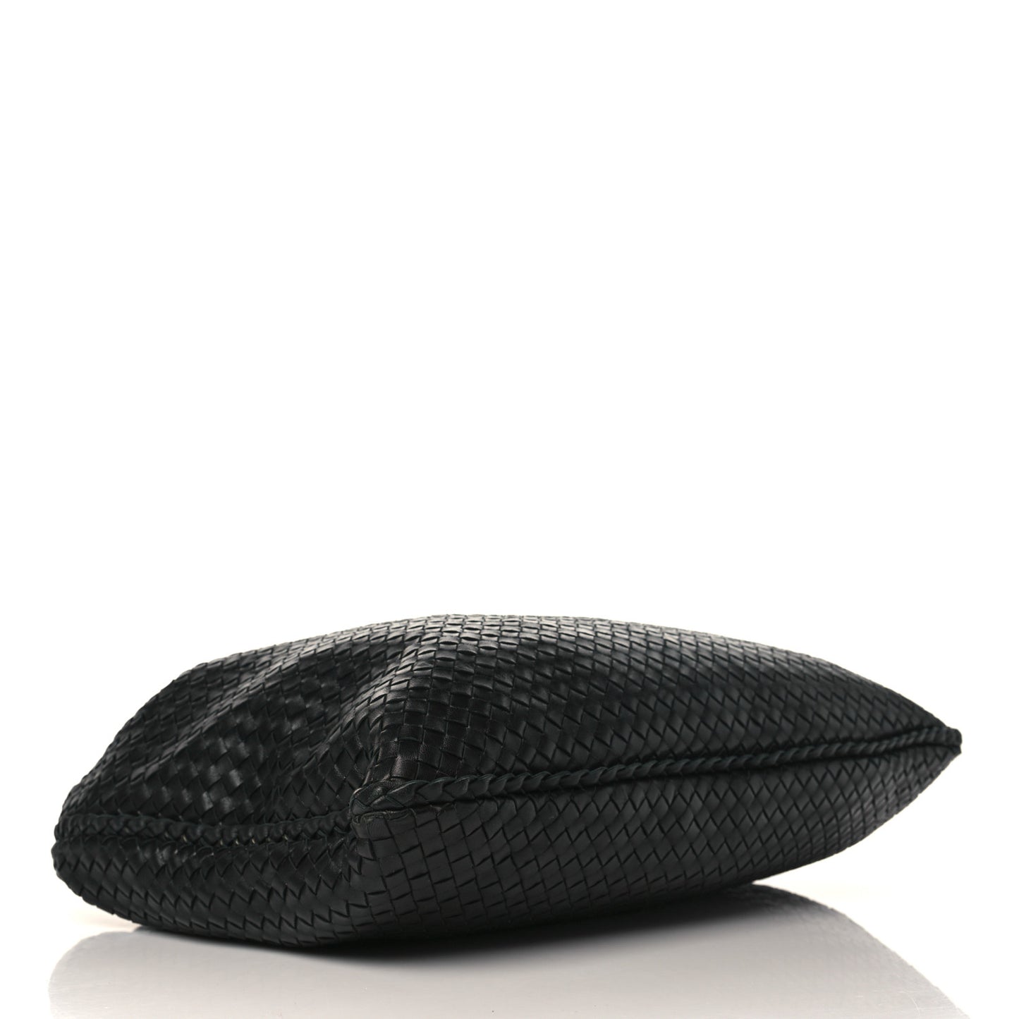 Nappa Intrecciato Large Veneta Hobo Black
