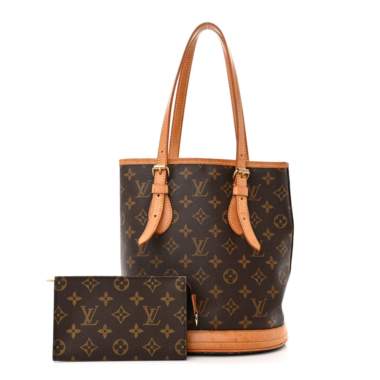Louis Vuitton Monogram Petit Bucket 23 1 of 20