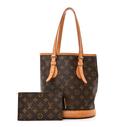 Louis Vuitton Monogram Petit Bucket 23 1 of 20