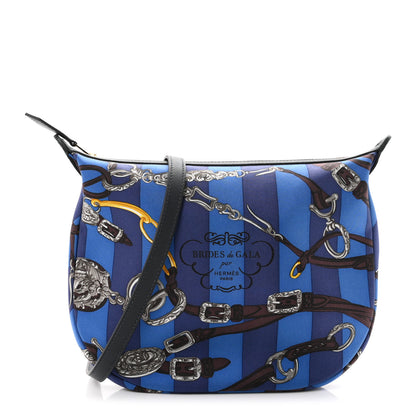 Hermes Silk Sursoie To Go Pouch  Bleu Zellige Ebene Caban 1 of 11