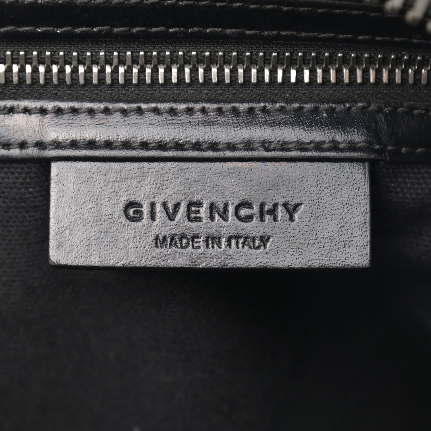 Givenchy Shiny Lord Calfskin Medium Antigona Black 12 of 23