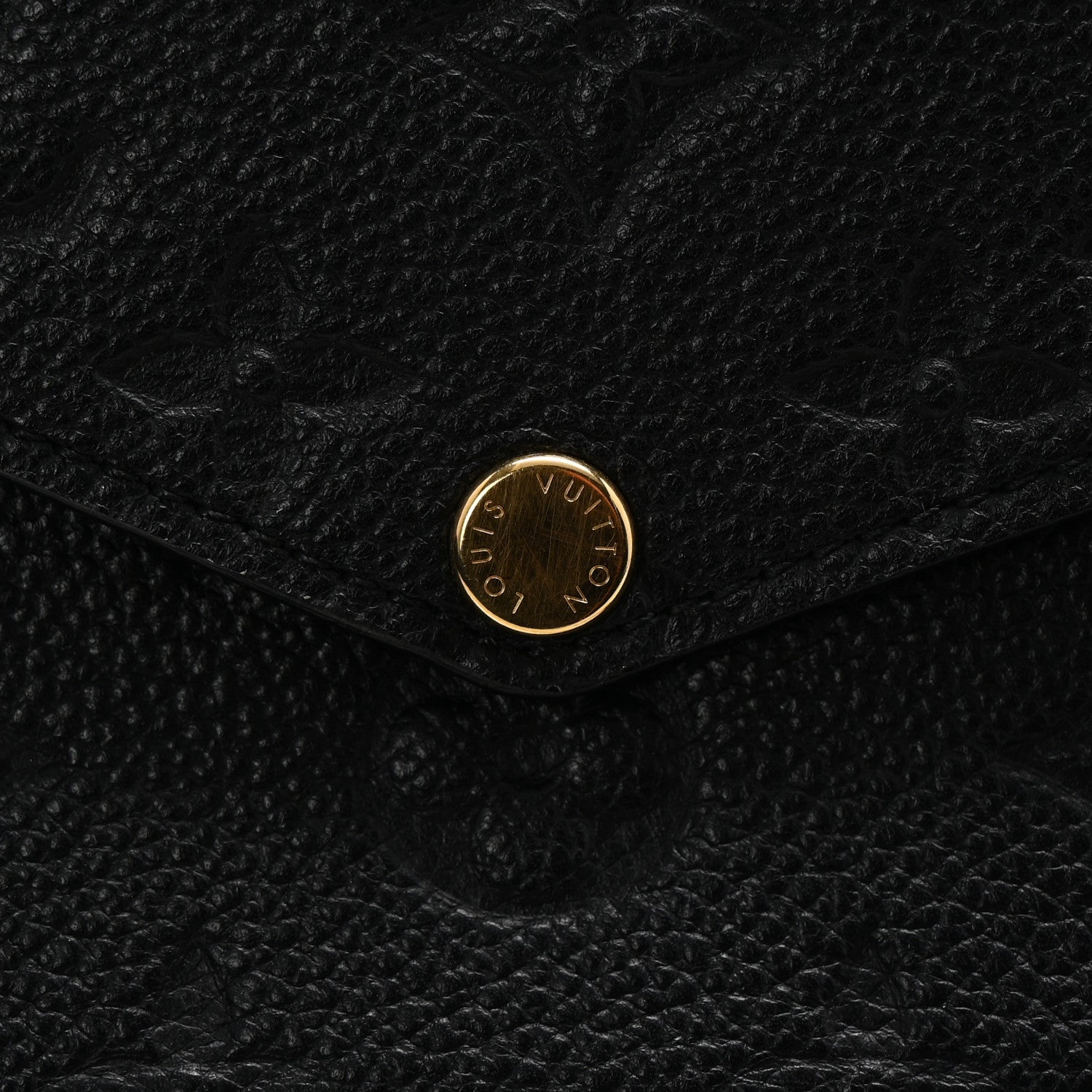 Louis Vuitton Empreinte Pochette Felicie Chain Wallet Black 11 of 13