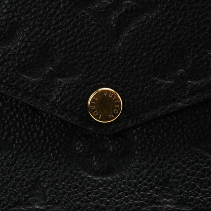Louis Vuitton Empreinte Pochette Felicie Chain Wallet Black 11 of 13