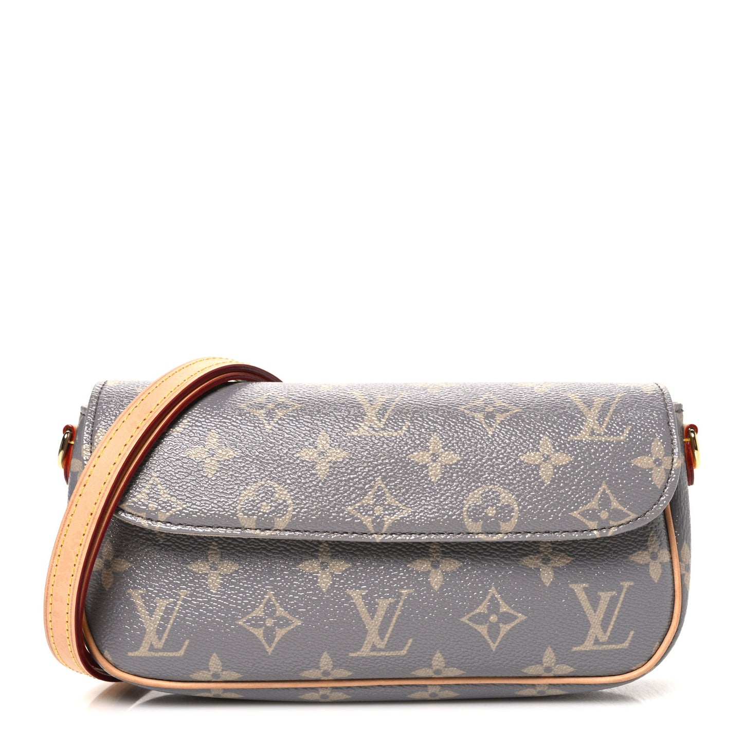 Monogram Ivy Wallet On Chain Trianon Gray