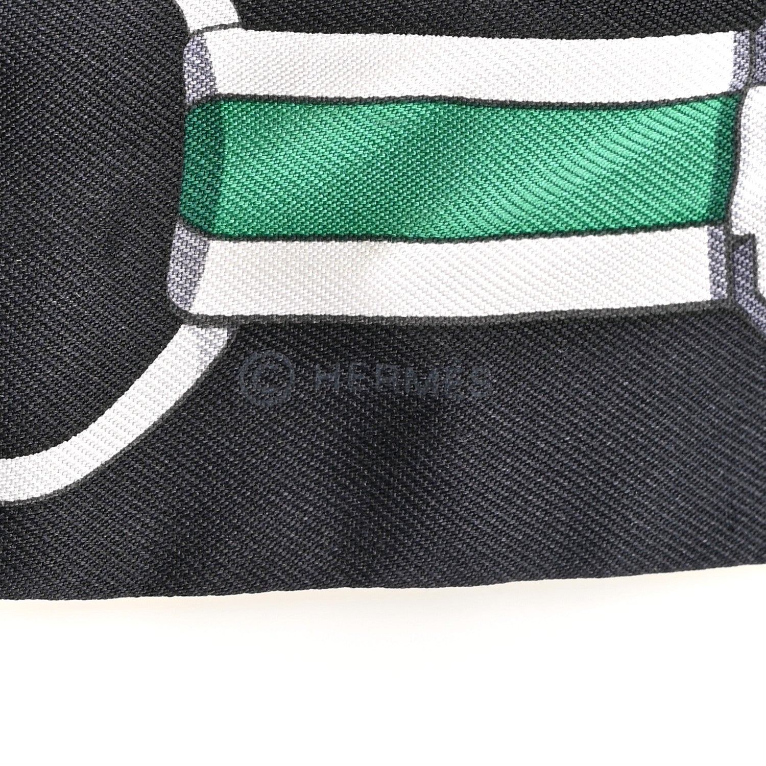 Hermes Silk Grand Tralala Twilly Miel Black Multicolor 3 of 5