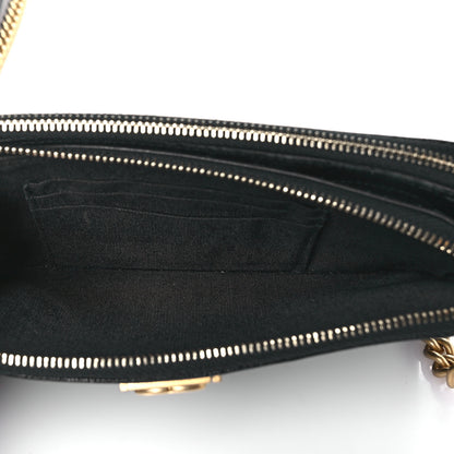 Chanel Caviar Quilted Small Boy Clutch With Chain Black 5 of 13