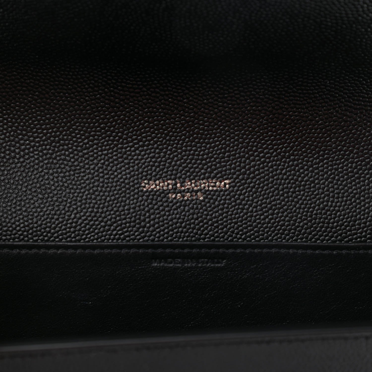 Saint Laurent Grain De Poudre Uptown Chain Wallet Black 7 of 10