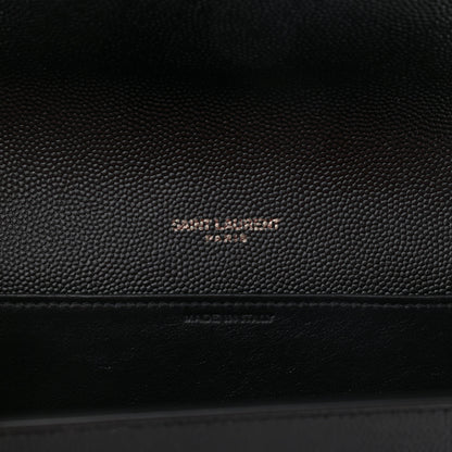 Saint Laurent Grain De Poudre Uptown Chain Wallet Black 7 of 10