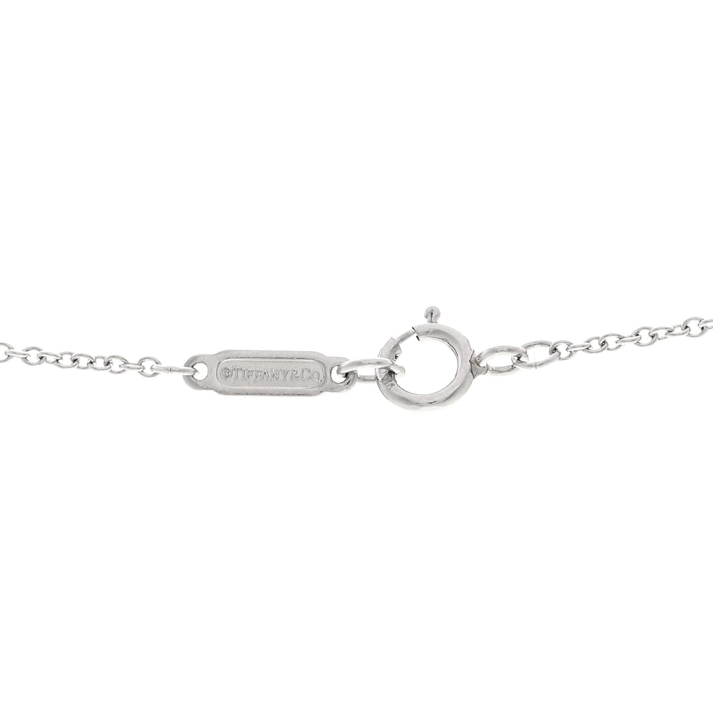 Platinum Diamond Enchant Scroll Necklace