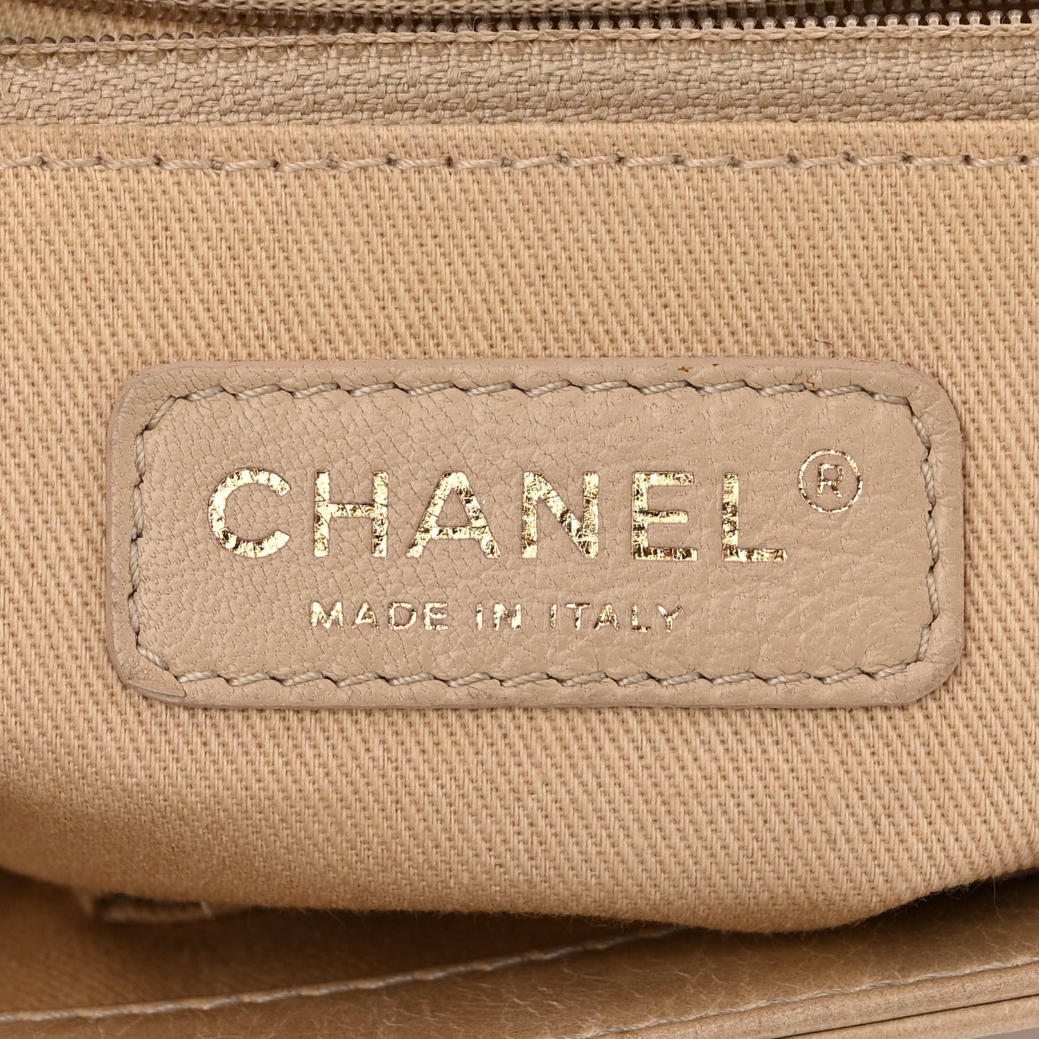 Chanel Glazed Calfskin Quilted Large Boy Flap Beige 6 of 19