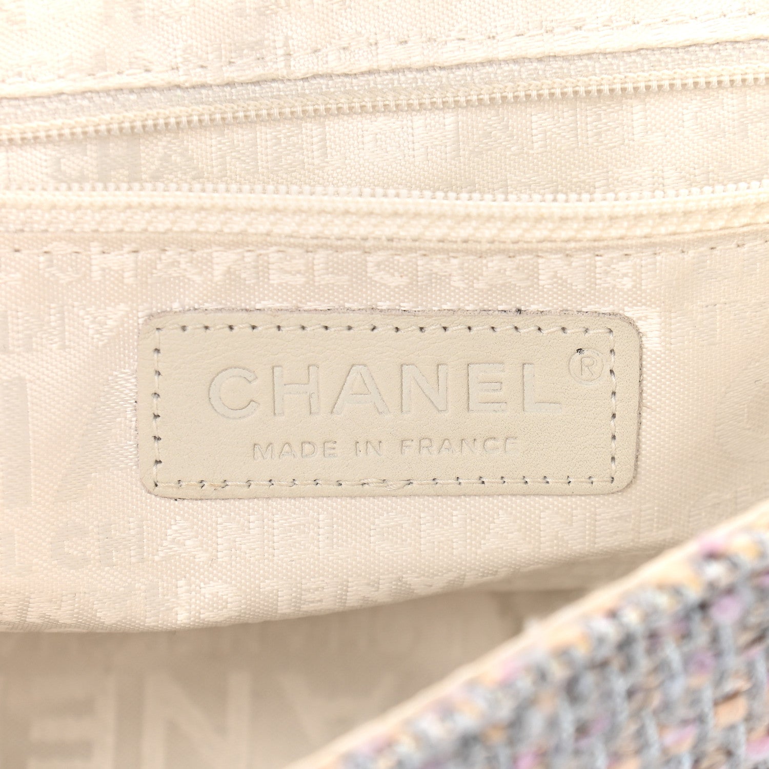 Chanel Tweed Medium Fantasy Flap Grey 6 of 11