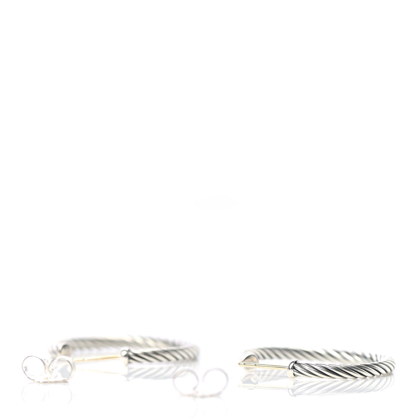Sterling Silver Small Cable Classics Hoop Earrings