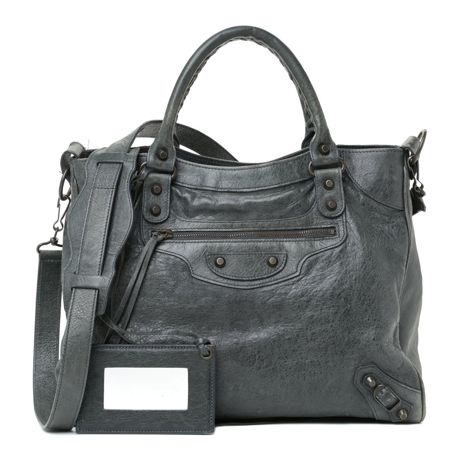 Balenciaga Agneau Classic Hardware Velo Anthracite 1 of 18