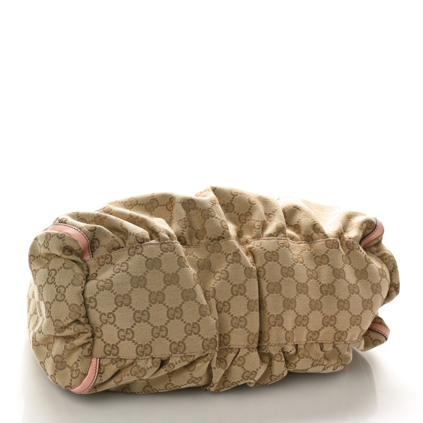 Monogram Medium D Gold Ring Hobo Pink