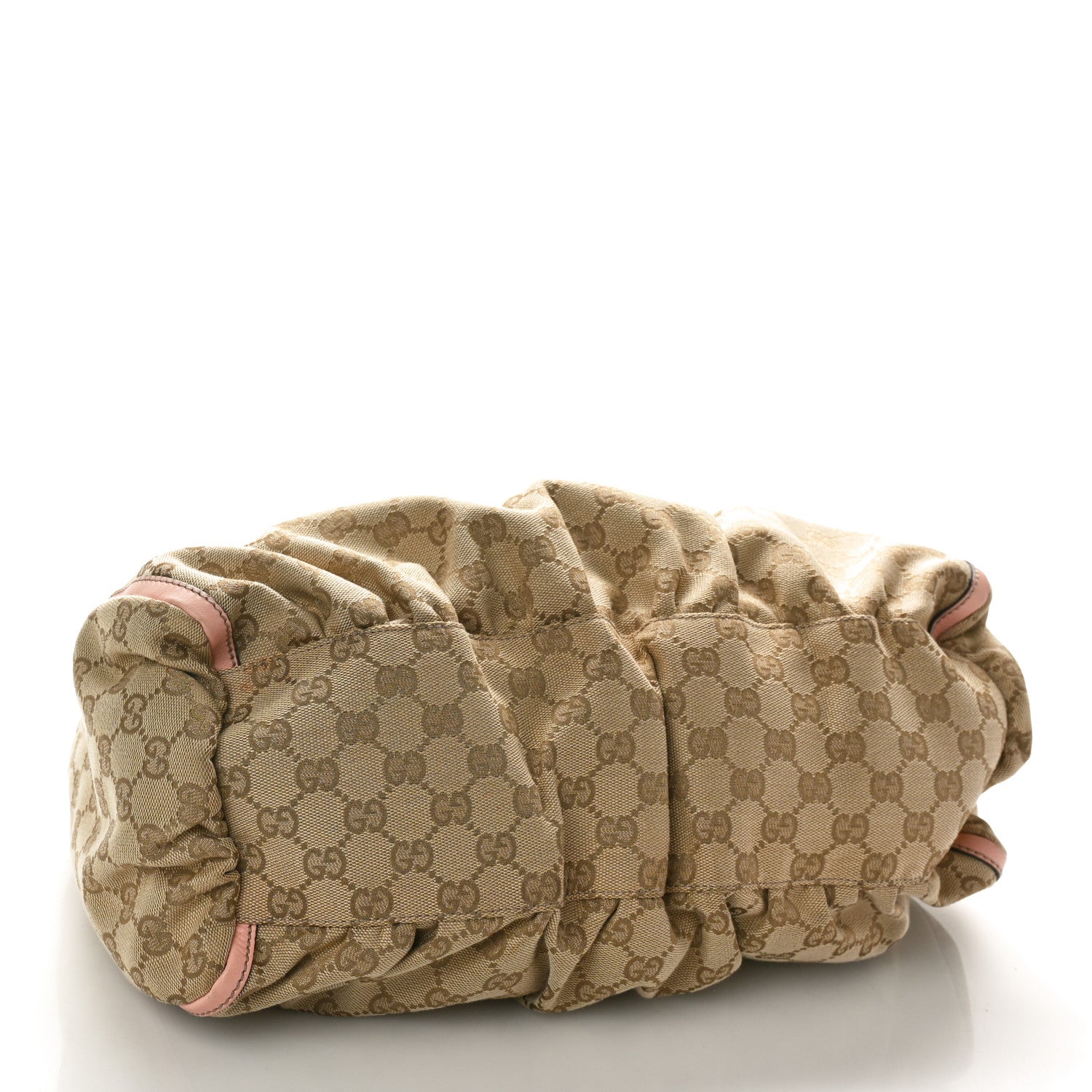 Gucci Monogram Medium D Gold Ring Hobo Pink 4 of 10