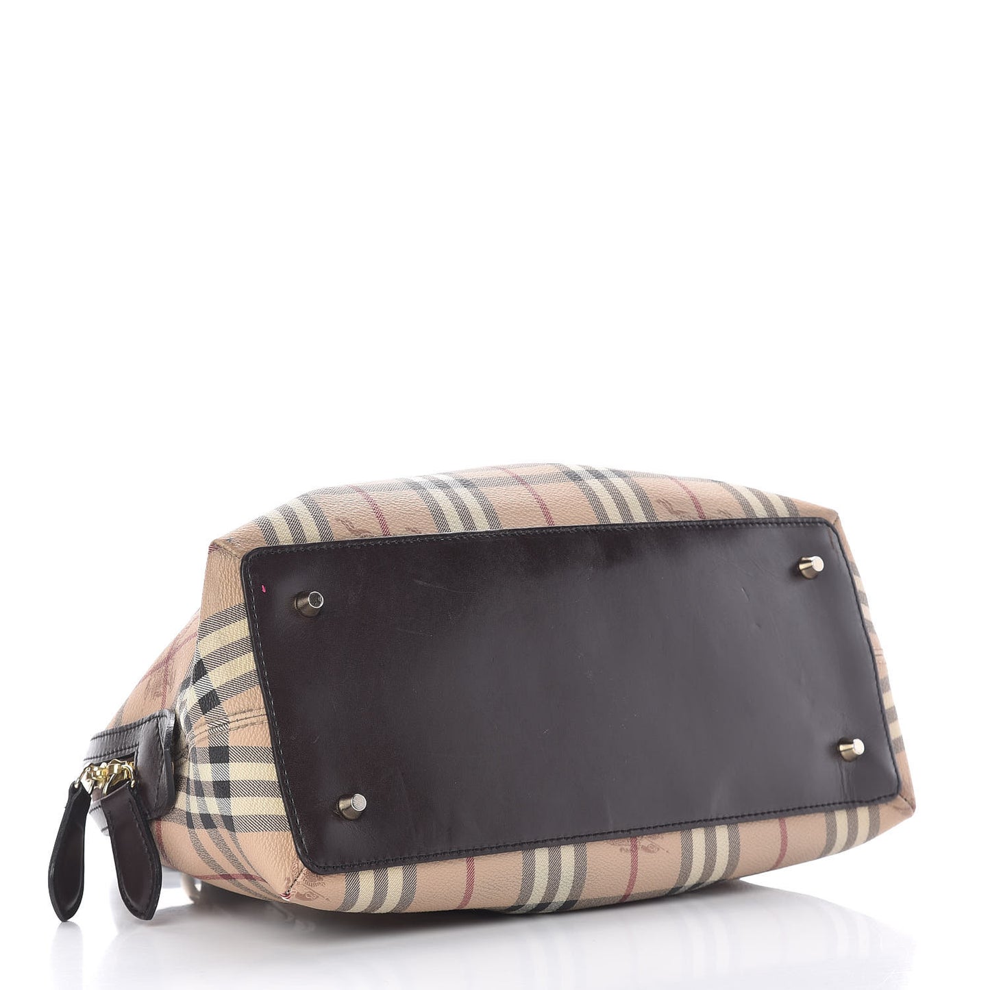 Haymarket Check Thornley Satchel Chocolate