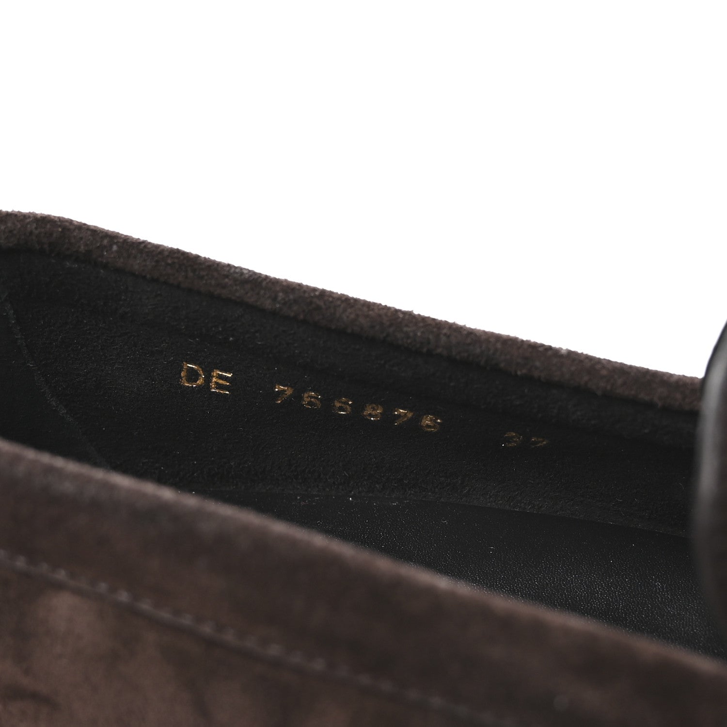 Saint Laurent Suede Le Loafer 15 Penny Slippers 37 Dark Chocolate 7 of 7