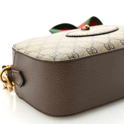 Gucci GG Supreme Monogram Web Neo Vintage Shoulder Bag Beige New Acero Crop 9 of 11